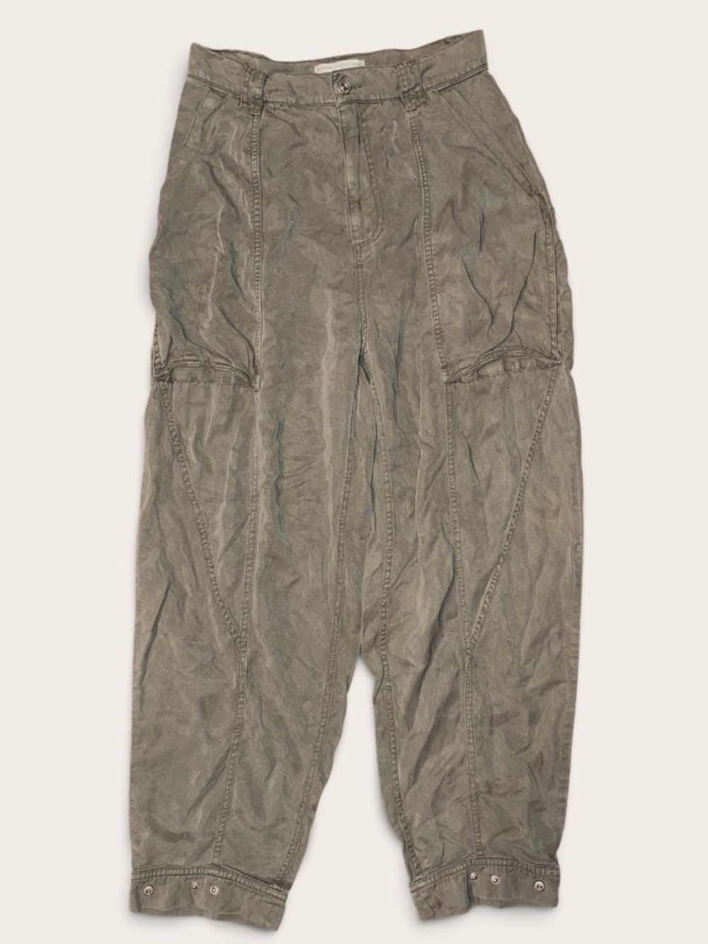 BDG Urban Outfitters Cargo Pants Women’s 4 Olive Green Y2K Utility Parachute